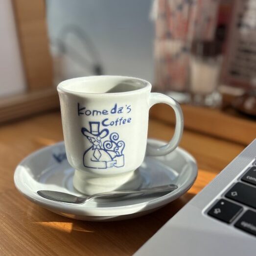 朝8時にコメダ珈琲に行った時の写真です。